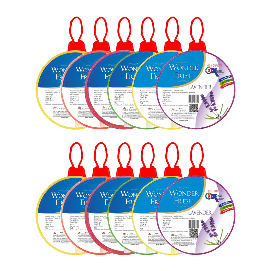 Wonder Fresh Air Freshener Flower Blocks | Long Lasting Fragrance 60g