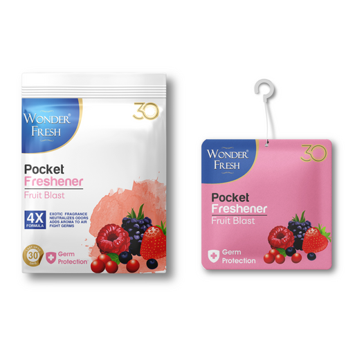 Wonder Fresh Air Power Pocket Freshener | Bathroom Car Room Odor Remover