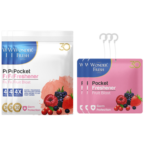 Wonder Fresh Air Power Pocket Freshener | Bathroom Car Room Odor Remover