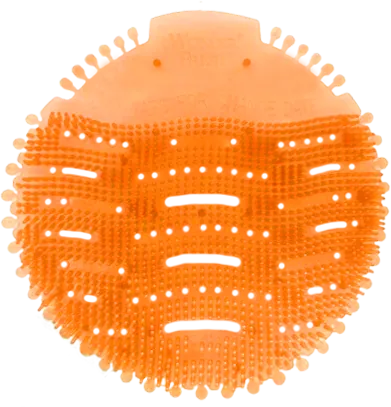 URINAL SCREEN-ORANGE-6PCS