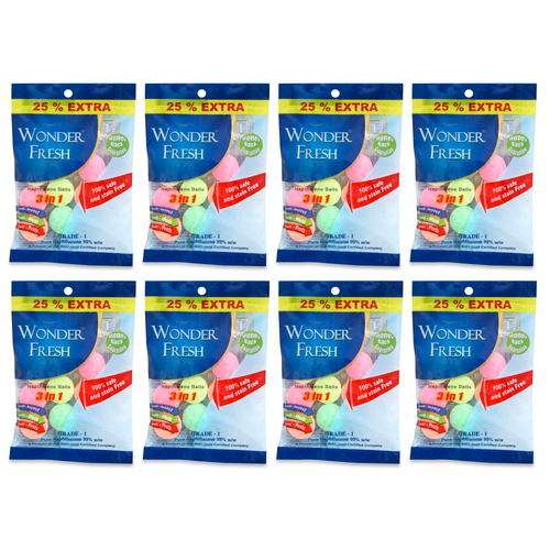 Wonder Fresh Naphthalene Balls 50g | Wardrobe Bathroom Odor Protection | Multicolour