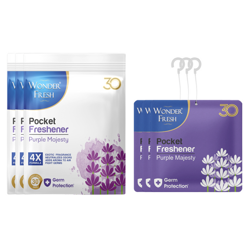 Wonder Fresh Air Power Pocket Freshener | Bathroom Car Room Odor Remover