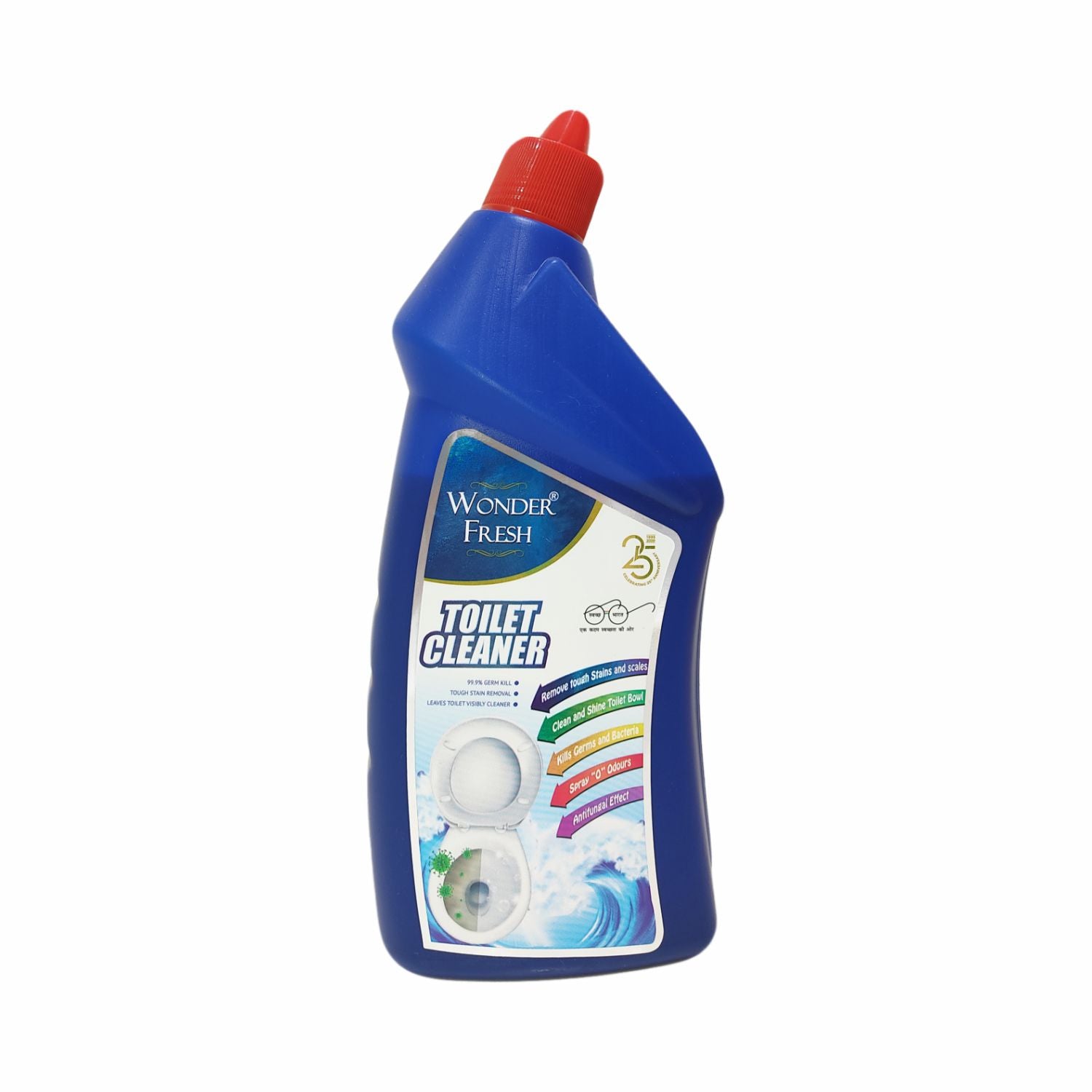 Wonder Fresh Disinfectant Toilet Cleaner Liquid | Tough Stain Removal | Suitable for Toilet Bowls | 500ml