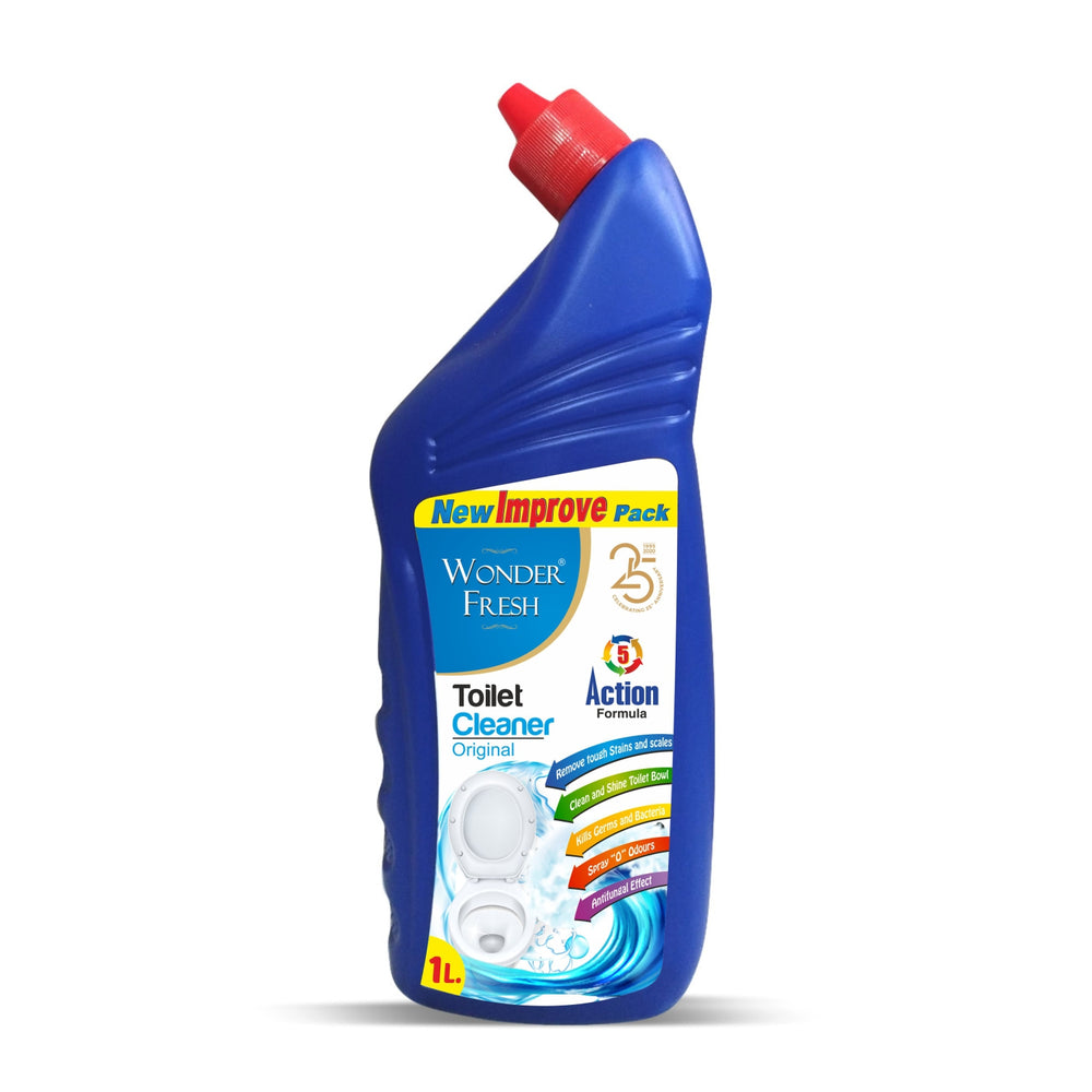 Wonder Fresh Toilet Cleaner 1L | Pack of 2 | Removes Tough Stains