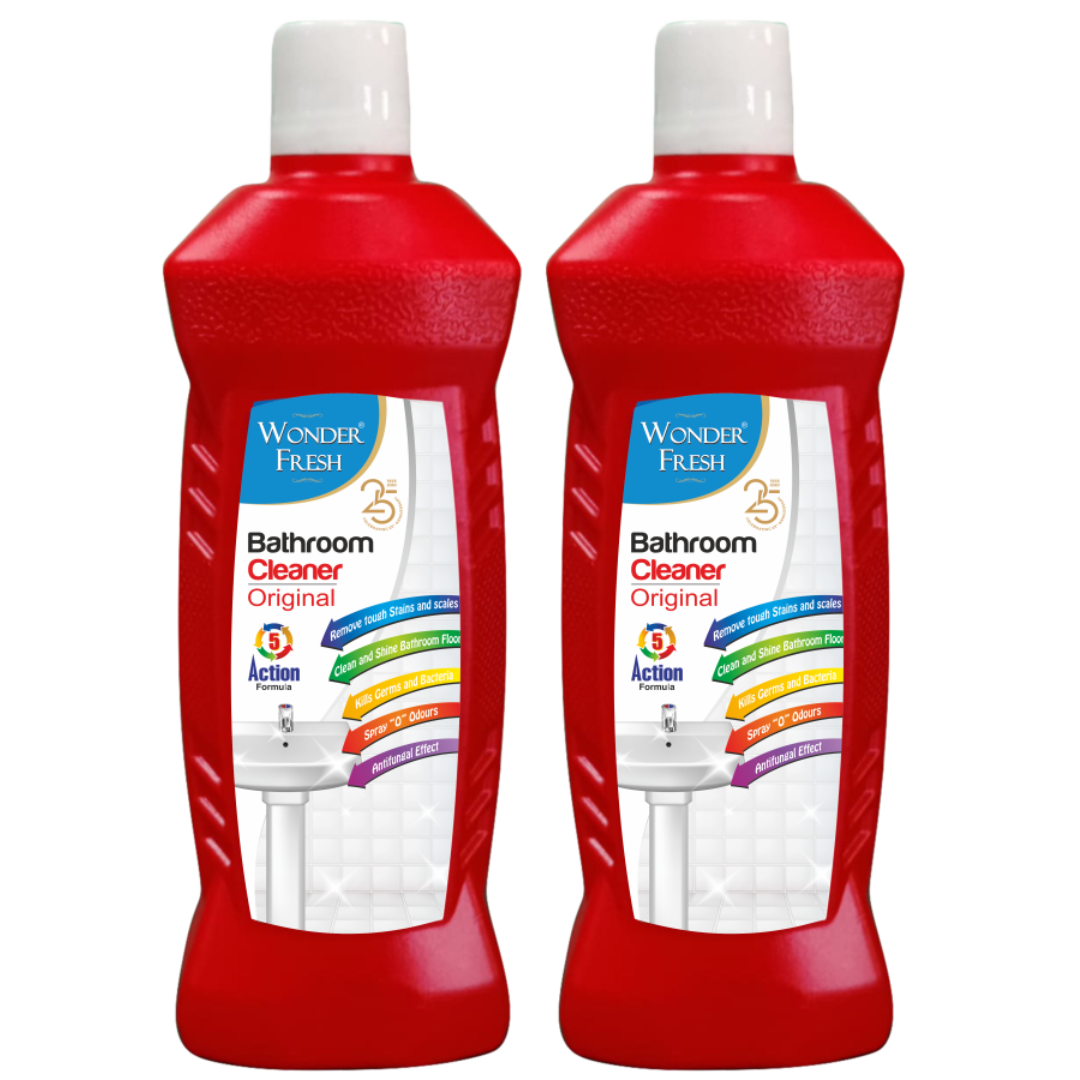 Wonder Fresh Bathroom Floor & Tiles Cleaner Liquid Strong | Removes Tough Stains & Odour | 500 ml