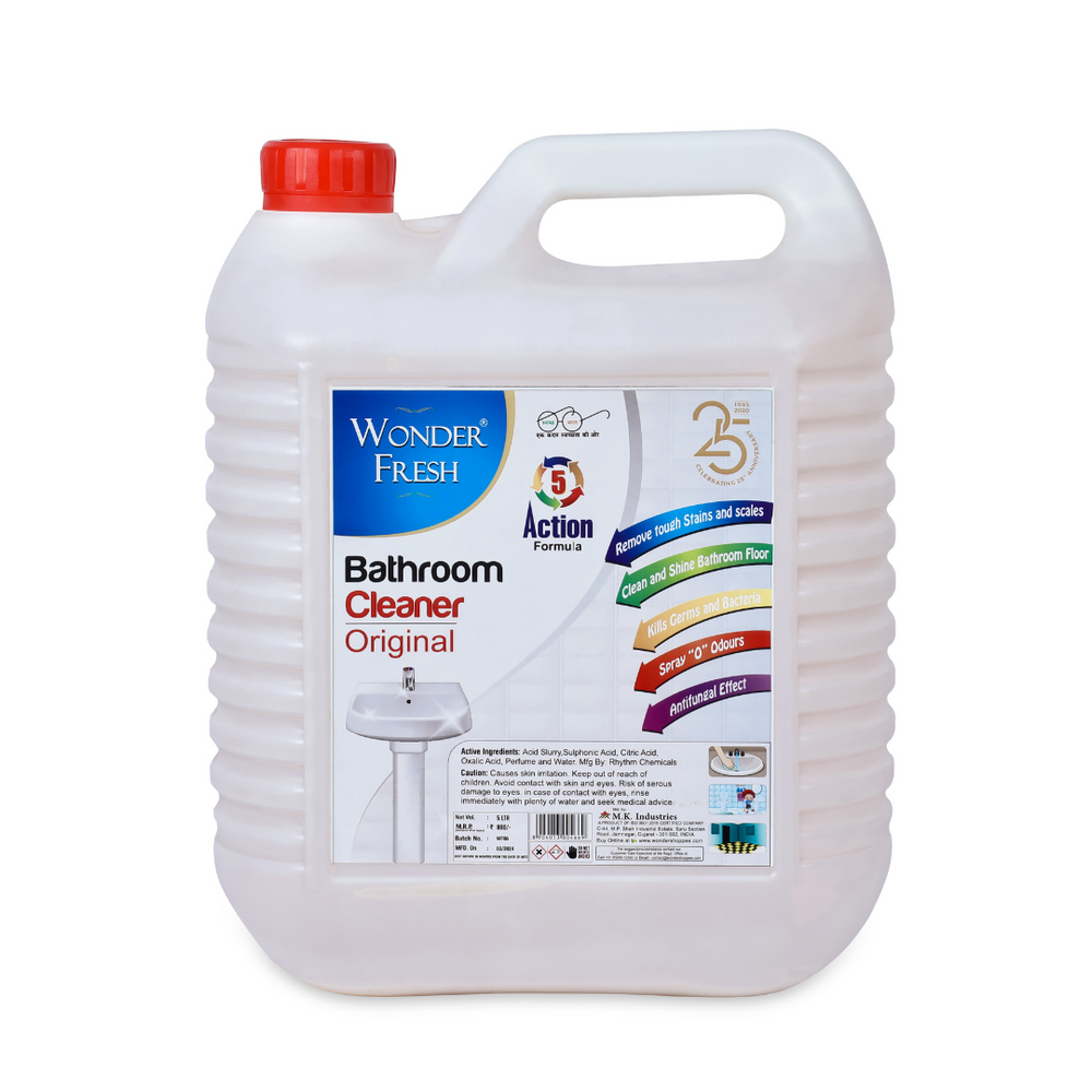 Wonder Fresh Bathroom Tiles Cleaner 5L | Stain & Odour Remover
