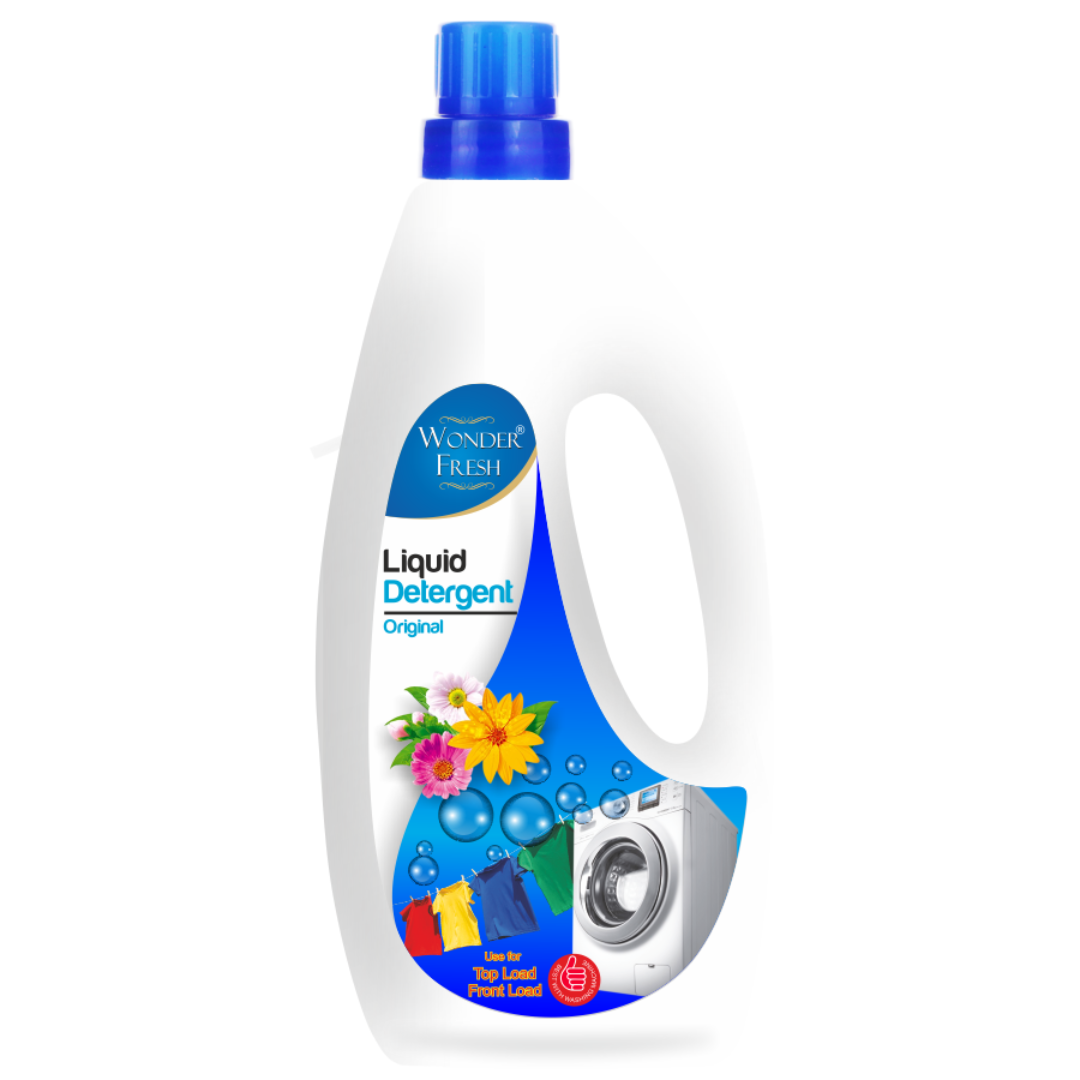 Wonder Fresh Liquid Detergent for Top Load and Front Load Washing Machine - 500 ml