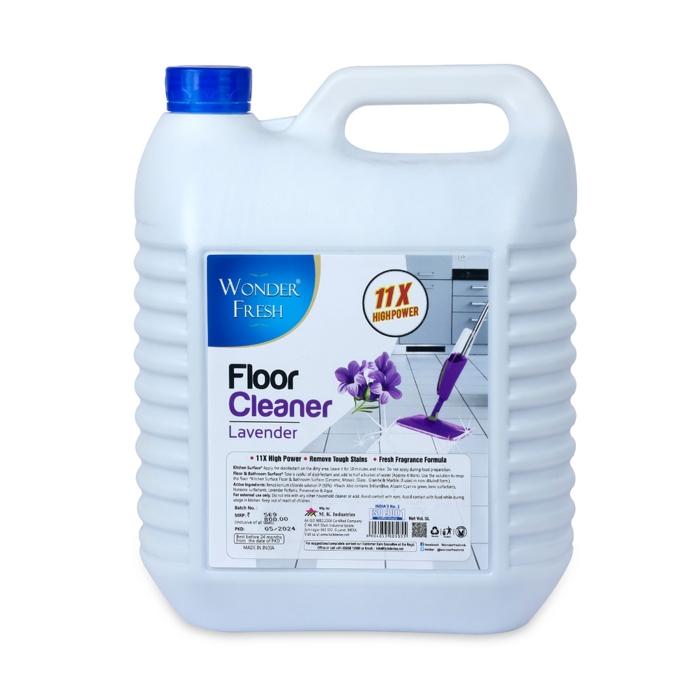 Wonder Fresh Floor Cleaner Liquid | Disinfectant Surface Cleaner 5L