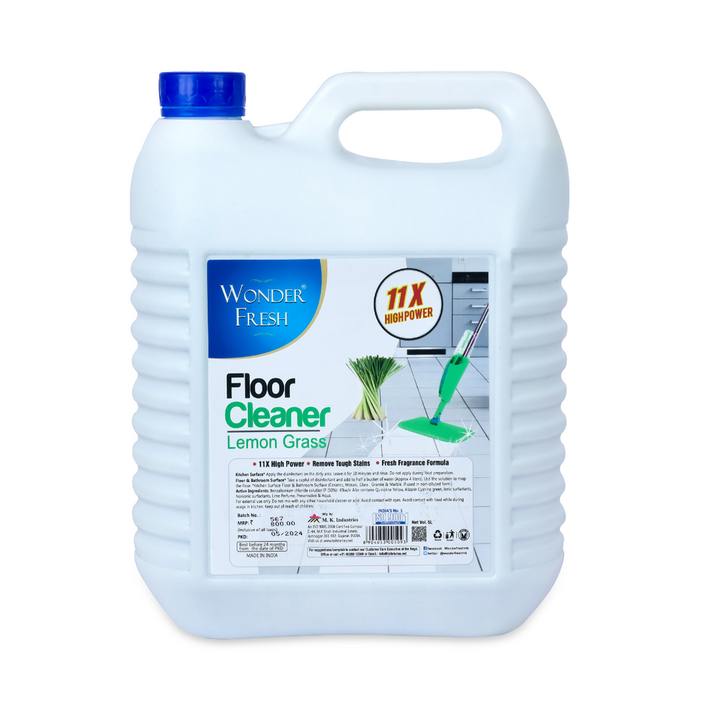 Wonder Fresh Floor Cleaner Liquid | Disinfectant Surface Cleaner 5L