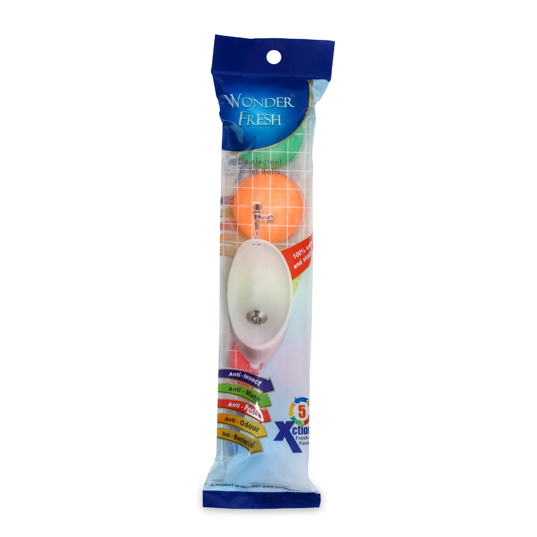 Wonder Fresh Disinfectant Ball - 200gm Bathroom Freshener Fragrance Blocks, Air Freshener for Bathroom, Toilet, and Shoe Rack | Long-Lasting Fragrance