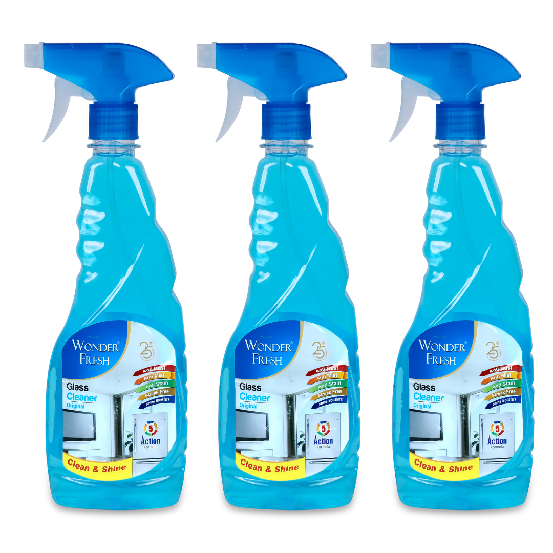 Wonder Fresh Glass Cleaner 500ml | Car Kitchen Multi Surface Spray
