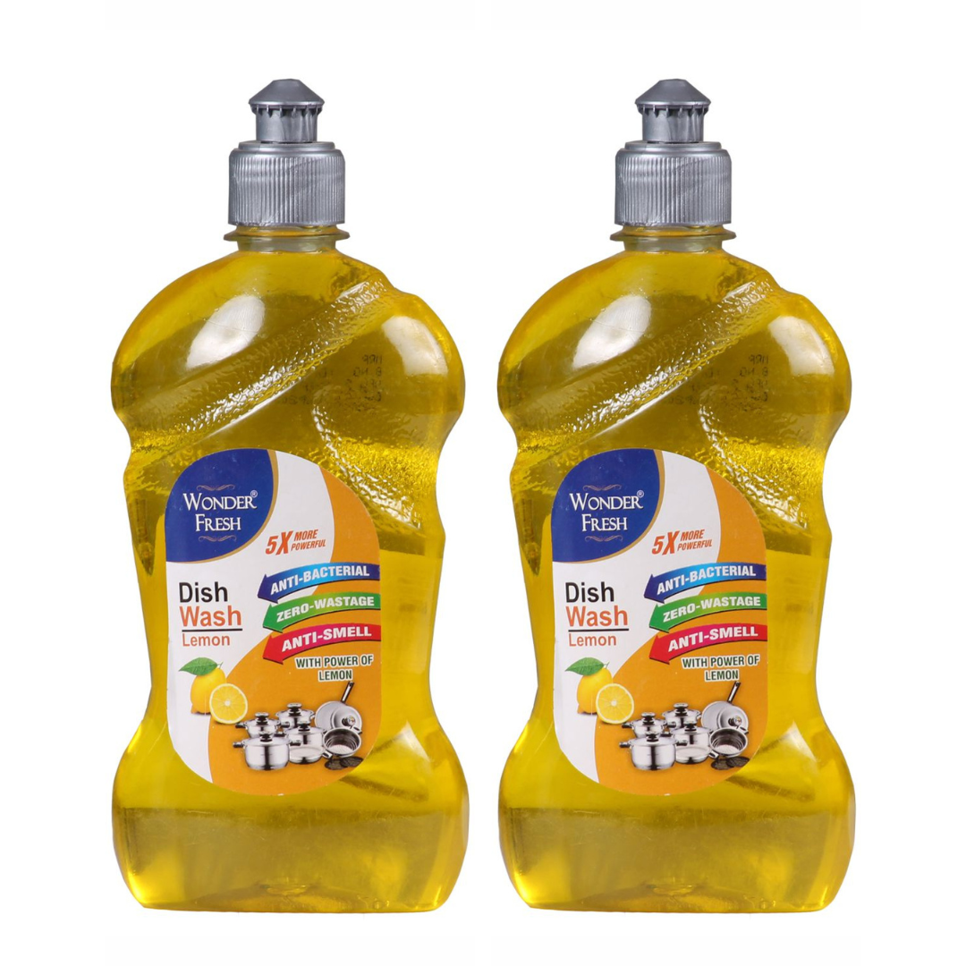 Wonder Fresh Liquid Dishwash Gel - 500ml Pack of 2