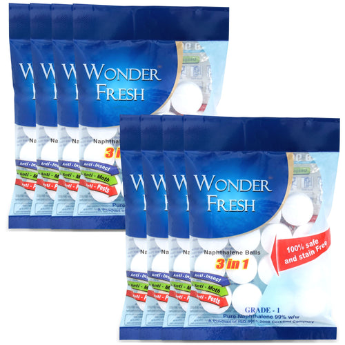 Wonder Fresh Naphthalene Balls 100g | Bathroom Drawer Odor Control